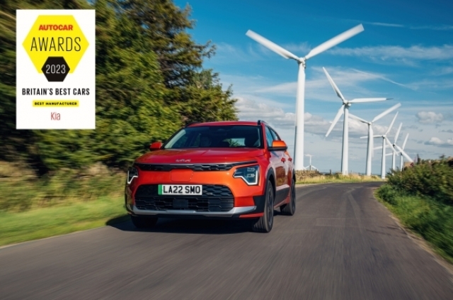 Kia named Best Manufacturer at 2023 Autocar Awards