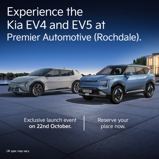 Get an exclusive first look at the EV4 and EV5 at Premier Rochdale