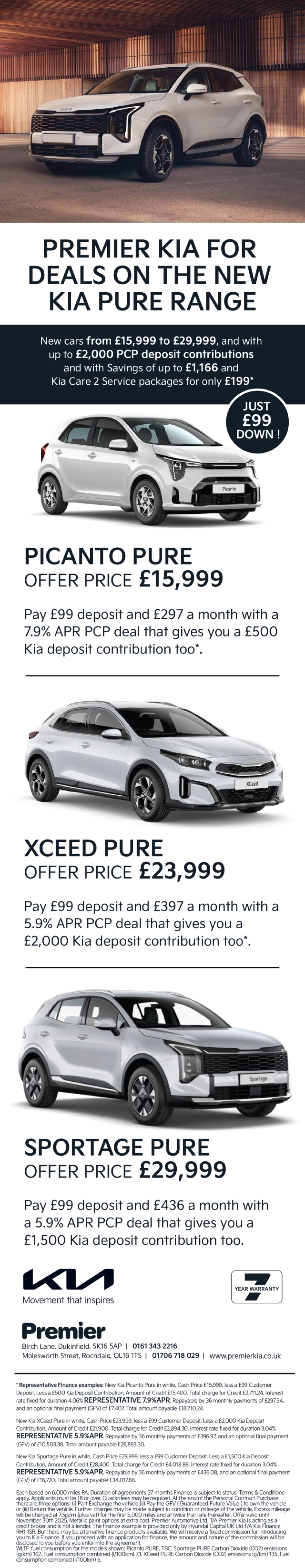 Visit Premier Kia to discover all the value in the Kia Pure 