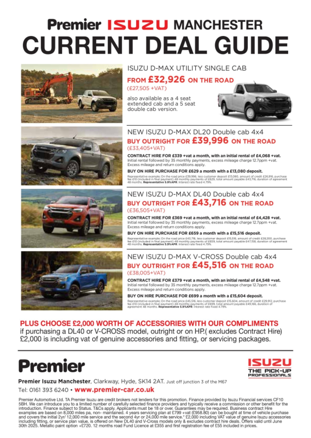 Premier Isuzu Manchester Current Deal Guide